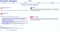 Desktop Screenshot of electrostatic.com